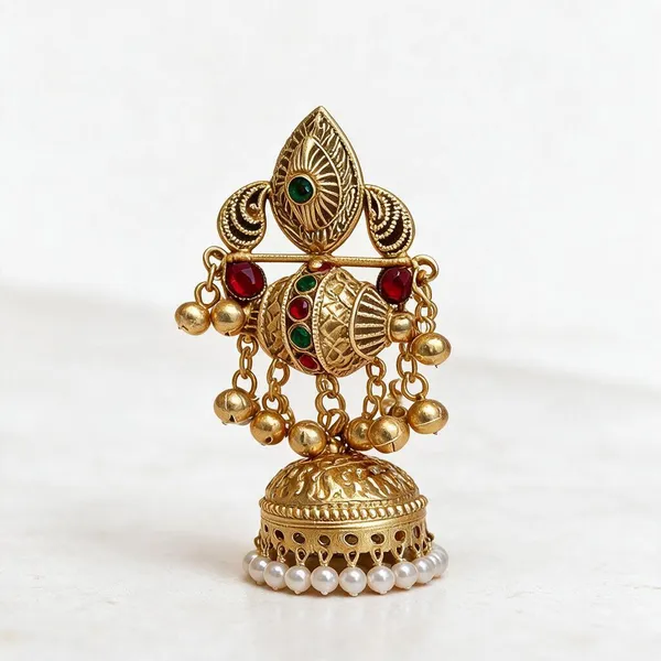 Golden_Brass_Earrings_For_Women