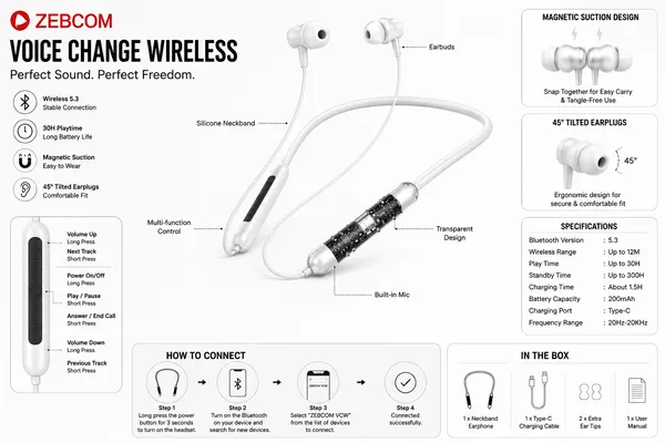Zebcom_Voice_Change_Wireless_Neckband_Earphones