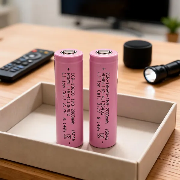 Pink_2000Mah_3.7V_Rechargeable_Lithium_Ion_Battery