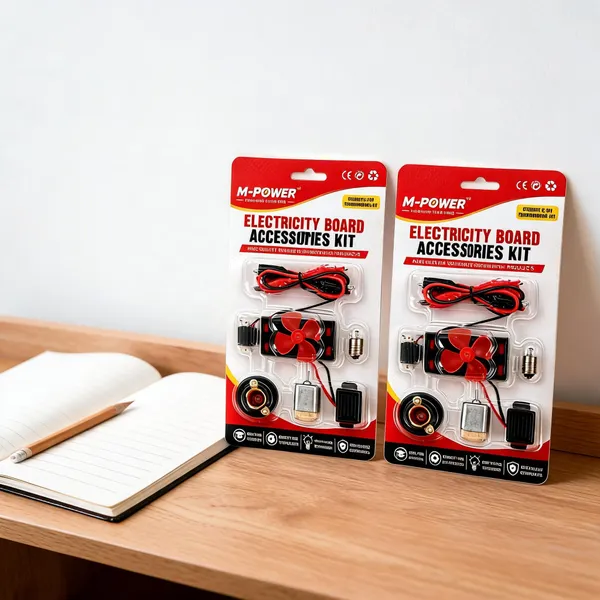 Red_Basic_Electrical_Diy_Experiment_Kit_With_Motor_Fan_Switch_Pack_Of_2