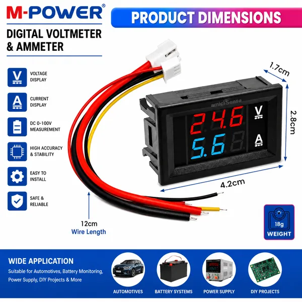 M-Power_Digital_Voltmeter_Ammeter_0-100V
