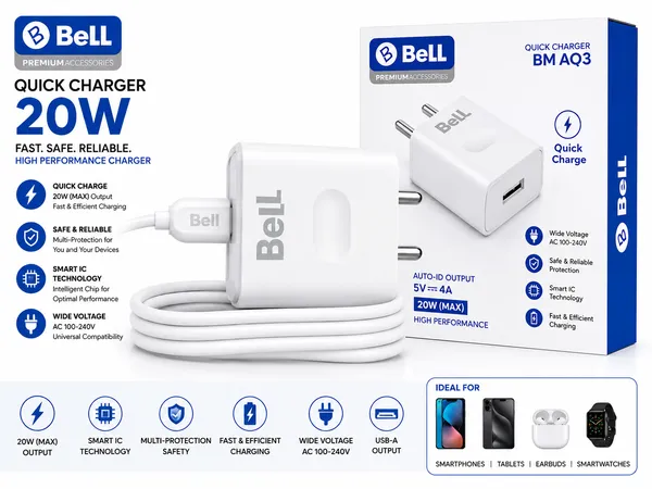 Bell_20W_Fast_Charging_USB-A_Wall_Charger_With_Cable