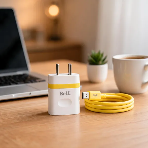 Yellow_And_White_Bell_33W_Fast_Wall_Charger_With_Usb_Cable