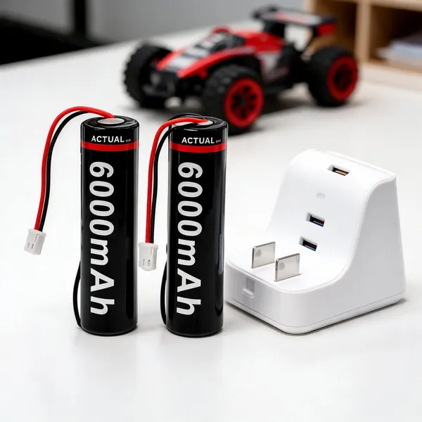 Black_Lithium_Ion_6000Mah_Wired_Connector_Rechargeable_Battery_Pack_Of_2