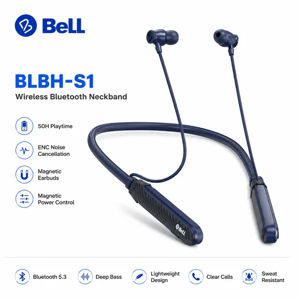 Bell_BLBH-S1_Bluetooth_Wireless_Neckband_Earphones