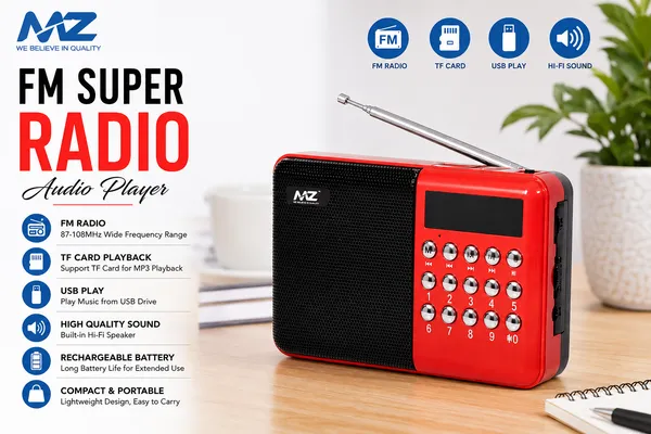 MZ_M30VP_Portable_FM_Radio_Audio_Player