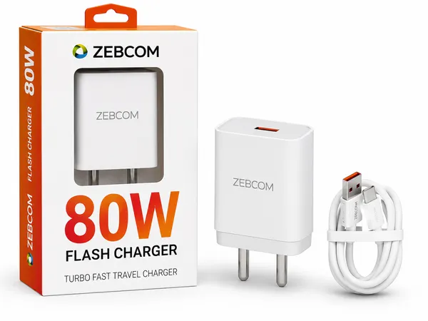 Zebcom_80W_Flash_Turbo_Fast_Travel_Charger_With_Cable