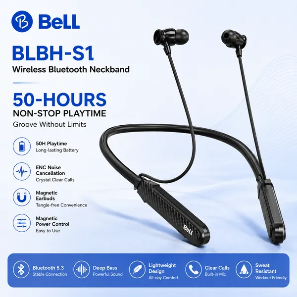 Bell_BLBH-S1_Bluetooth_Wireless_Neckband_Earphones