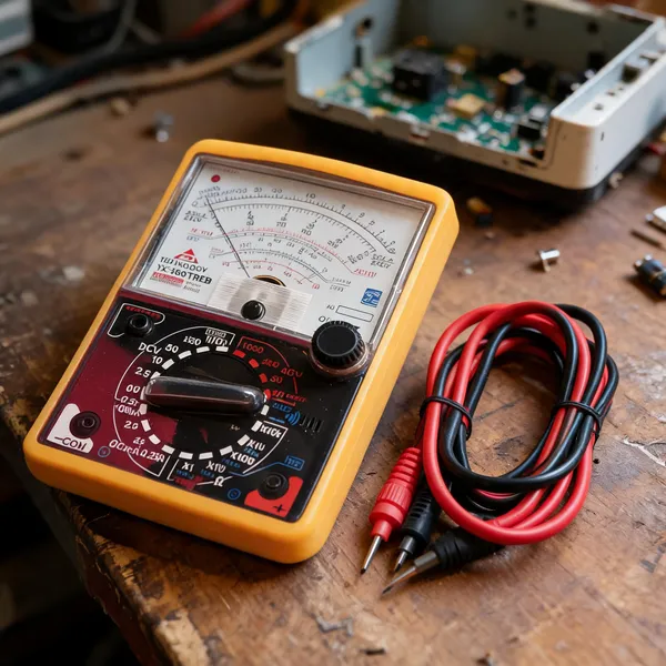 Yellow_Analog_Multimeter_With_Test_Leads_10A