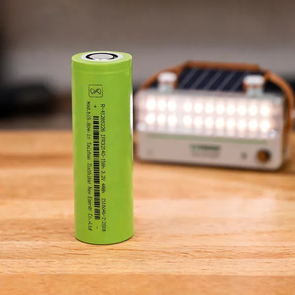 Green_3.2V_Lifepo4_15000Mah_Rechargeable_Battery_Cell