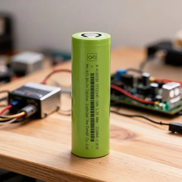 Green_3.2V_Lifepo4_15000Mah_Rechargeable_Battery_Cell