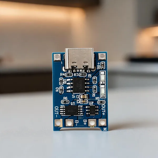 Blue_Usb_Type_C_5V_1A_Li_Ion_Battery_Charger_Module_Pcb