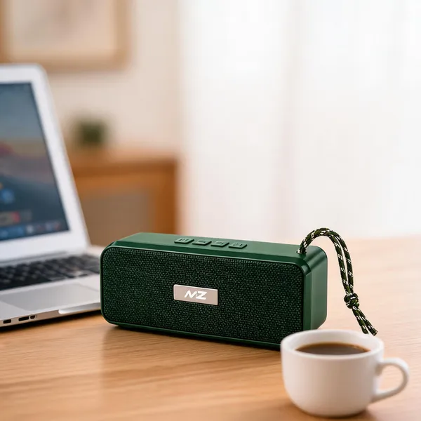 Green_Mz_M204_Green_10W_Bluetooth_5.0_Portable_Speaker_Fm