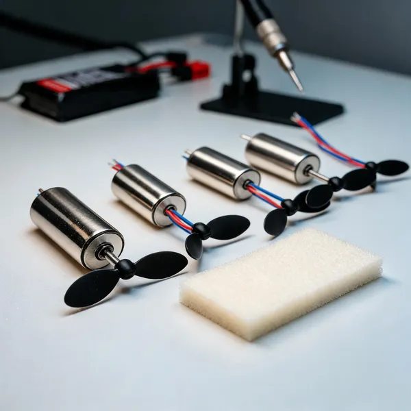 Silver_4_Piece_Drone_Motor_With_Propeller_Blades_20W