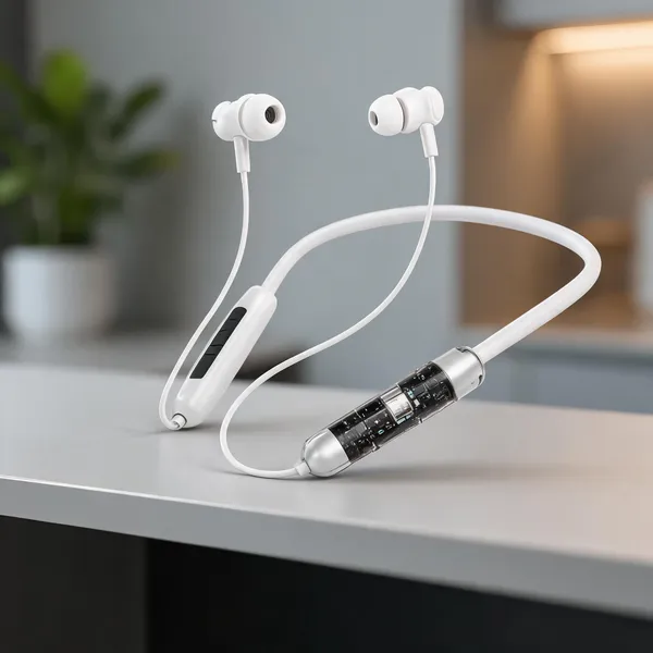 White_Zebcom_Voice_Change_White_Wireless_Neckband_Earphones