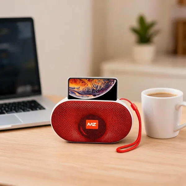Red_Mz_M403Sp_Red_Portable_Wireless_Bluetooth_Speaker