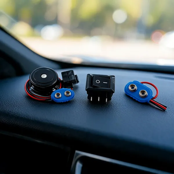 Black_Spst_Buzzer_Rocker_Switch_Battery_Cap_Connector_Combo_Pack_Of_3