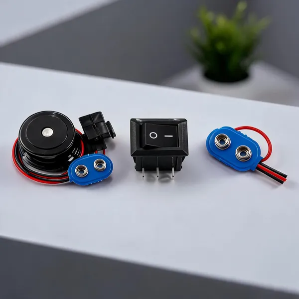 Black_Spst_Buzzer_Rocker_Switch_Battery_Cap_Connector_Combo_Pack_Of_3
