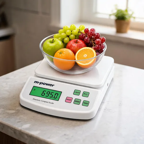 White_Plastic_Stainless_Steel_Lcd_Digital_Kitchen_Weighing_Scale