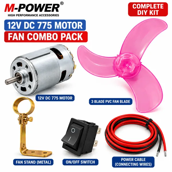 Silver_Mp_775_12V_Dc_High_Speed_Motor_Combo_Pack