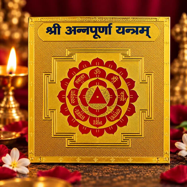Devaastha_Shri_Annapurna_Yantra_Brass_Puja_Plaque_Golden