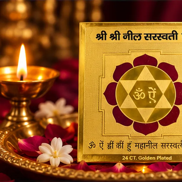 Devaastha_Neel_Saraswati_Yantra_Brass_Puja_Plaque_Golden