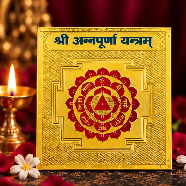 Devaastha_Shri_Annapurna_Yantra_Brass_Puja_Plaque_Golden