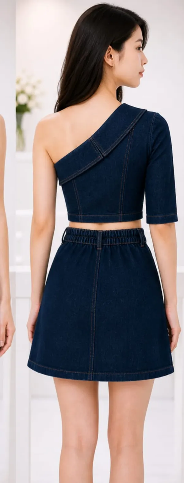 Blue_Denim_Top_Set_For_Girls