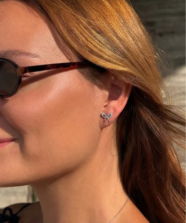 Gold_Tone_Bow_Stud_Earrings_for_Women