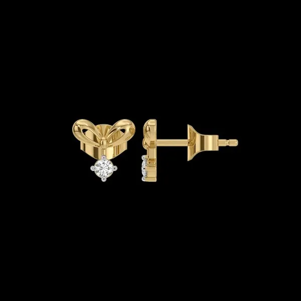 Gold_Tone_Bow_Stud_Earrings_for_Women