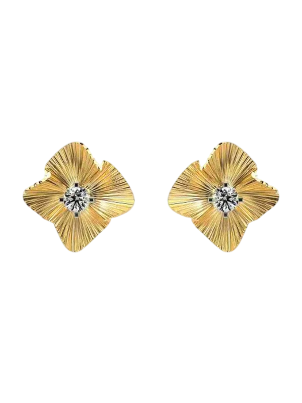 Gold-Tone_Floral_Stud_Earrings_for_Women