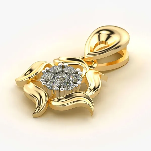 Gold-Tone_Floral_Pendant_Necklace_for_Women