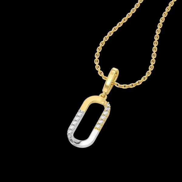 Gold-Tone_Link_Pendant_Necklace_for_Women