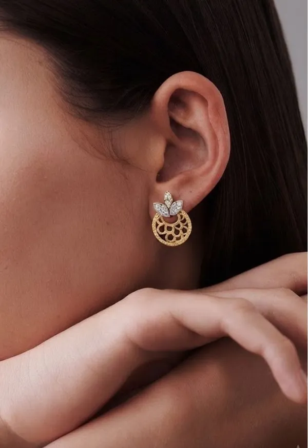 Gold_Tone_Floral_Stud_Earrings_for_Women