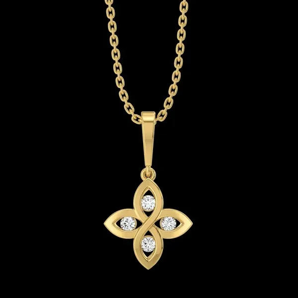 Gold-Tone_Floral_Pendant_Necklace_for_Women