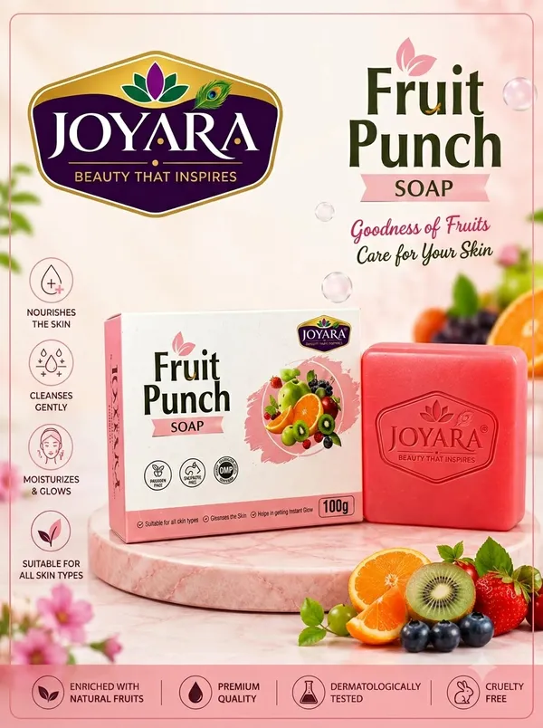 Joyara_Fruit_Punch_Moisturising_Bathing_Handmade_Soap_-_Pack_Of_6
