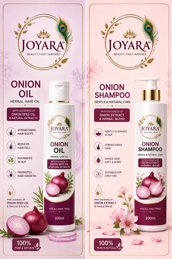 Joyara_Onion_Oil_And_Shampoo_Hair_Care_Set