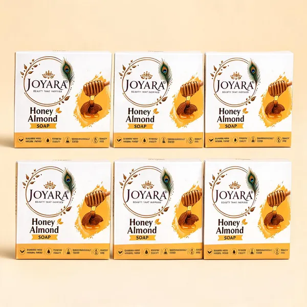 Joyara_Honey_Almond_Nourishing_Moisturising_Bathing_Soap_-_Pack_Of_6