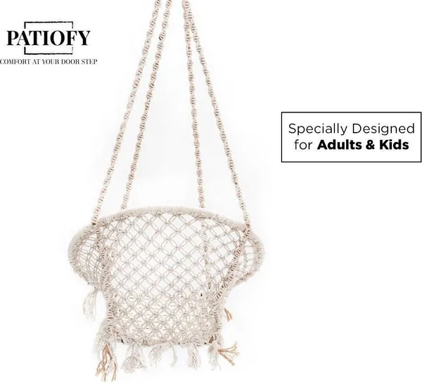 White_Premium_And_Handcrafted_Cotton_Hammock_Swing_For_Home