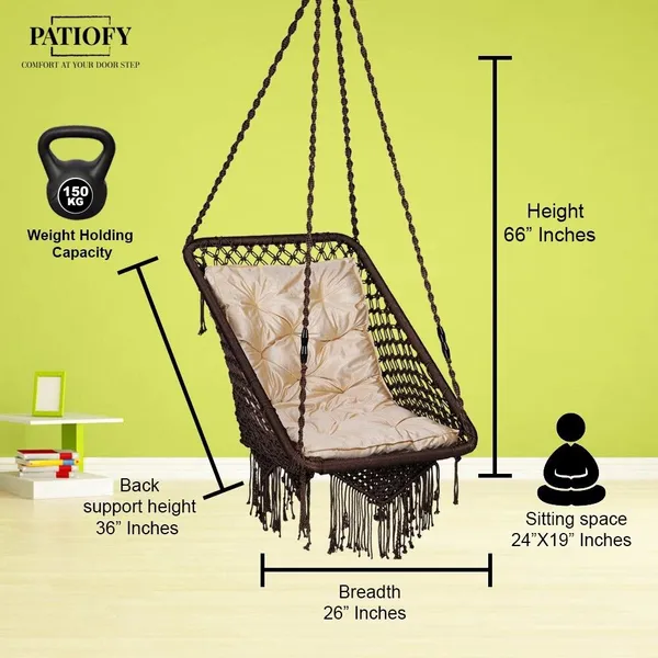 Brown_Premium_And_Handcrafted_Polyester_Hammock_Swing_For_Home