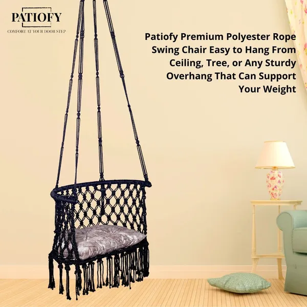 Black_And_Silver_Premium_And_Handcrafted_Polyester_Hammock_Swing_For_Home