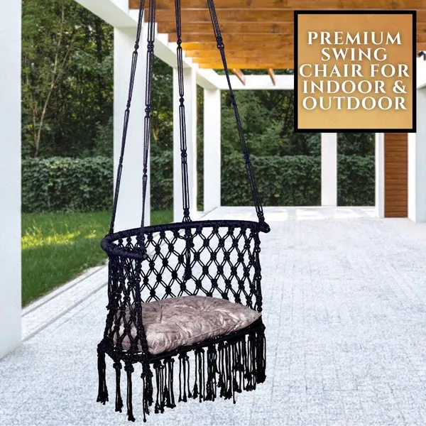 Black_And_Silver_Premium_And_Handcrafted_Polyester_Hammock_Swing_For_Home