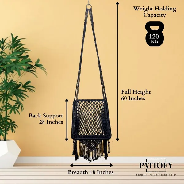 Black_And_Red_Premium_And_Handcrafted_Polyester_Hammock_Swing_For_Home