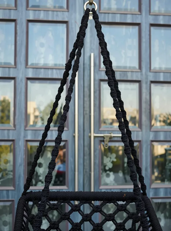 Black_And_Red_Premium_And_Handcrafted_Cotton_Hammock_Swing_For_Home