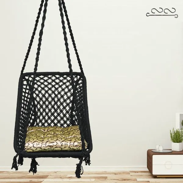 Black_Premium_And_Handcrafted_Cotton_Hammock_Swing_For_Home