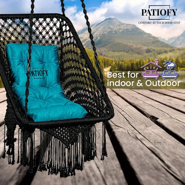 Black_And_Blue_Premium_And_Handcrafted_Cotton_Hammock_Swing_For_Home