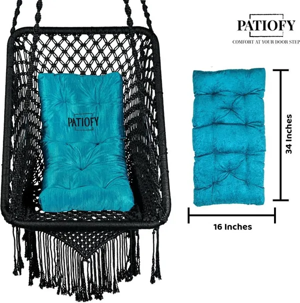 Black_And_Blue_Premium_And_Handcrafted_Cotton_Hammock_Swing_For_Home
