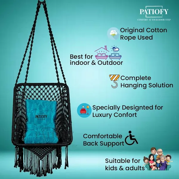 Black_And_Blue_Premium_And_Handcrafted_Cotton_Hammock_Swing_For_Home