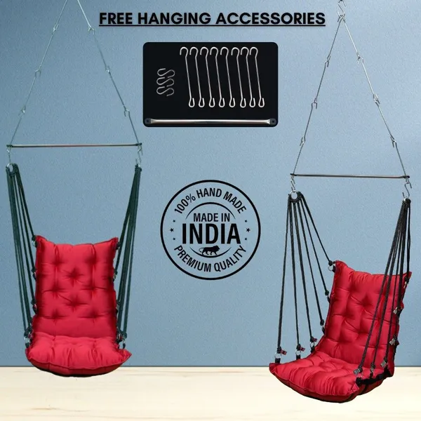 Red_Premium_And_Handcrafted_Cotton_Hammock_Swing_For_Home
