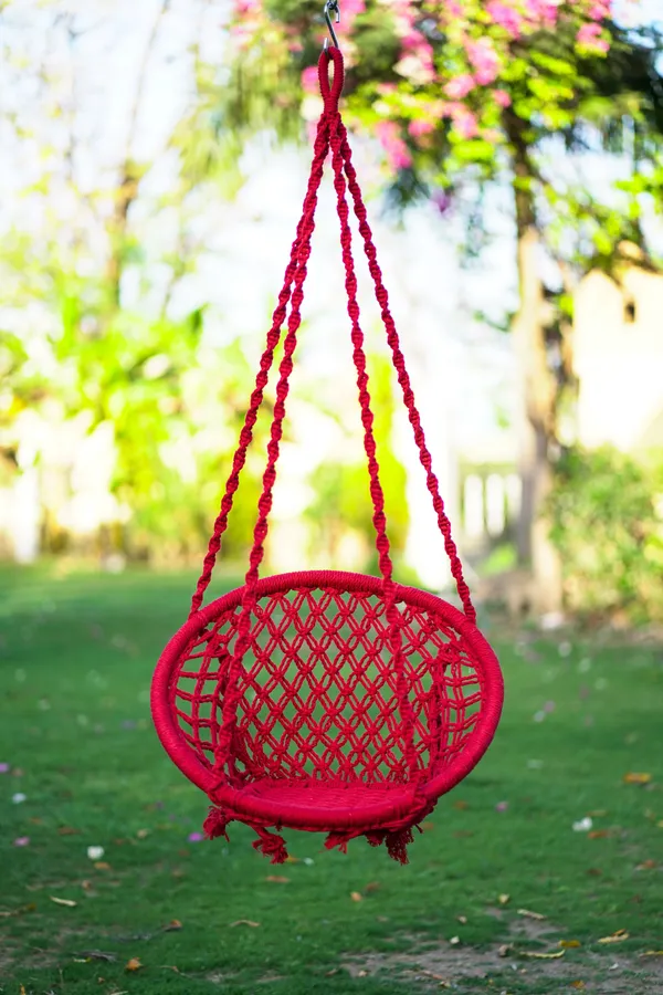Red_Premium_And_Handcrafted_Cotton_Hammock_Swing_For_Home